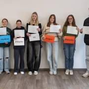 Félicitations pour vos examens! DELF scolaire 2024 am Herzog-Christoph-Gymnasium