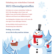 Einladung zum HCG Ehemaligentreffen 2025