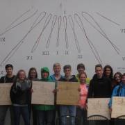 Die Schulsonnenuhr der Klasse 10 b