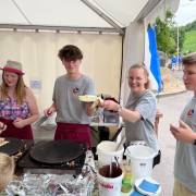 Deutsch-französische Freundschaft auf dem Weinbergfest